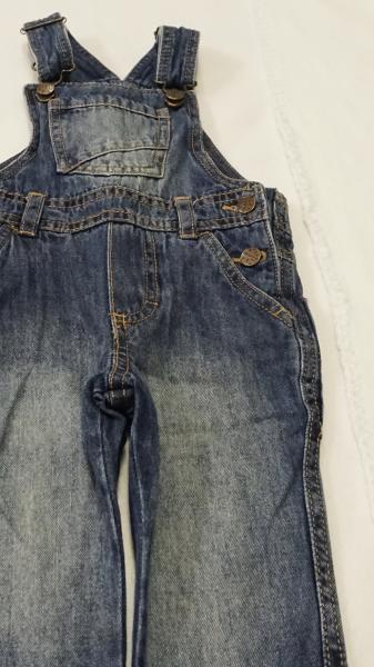 gefütterte Jeanslatzhose Gr. 74 von Impidimpi (3458)